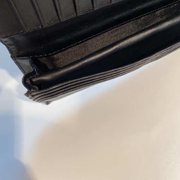 Western Cowgirl Wallet Billfold Leather Cross Turquoise Black Credit Card Holder - Picture 5 of 7